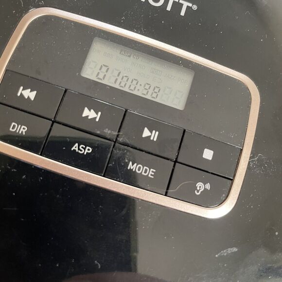 HOTT CD511 CD Player NEW!! Portable Anti-Shock Personal Portable CD Player Black - Picture 5 of 9